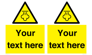 WK12668: Custom Warning: Hot steam