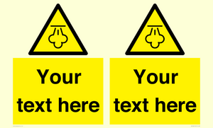WK12668: Custom Warning: Hot steam