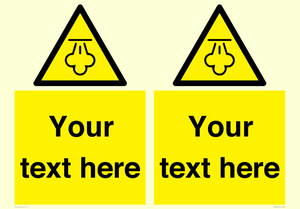 WK12668: Custom Warning: Hot steam