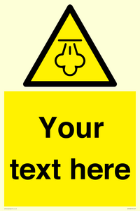 WK12668: Custom Warning: Hot steam