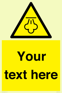 WK12668: Custom Warning: Hot steam