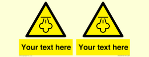 WK12668: Custom Warning: Hot steam