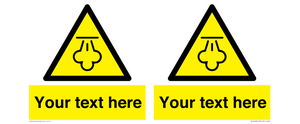 WK12668: Custom Warning: Hot steam