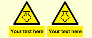 WK12668: Custom Warning: Hot steam