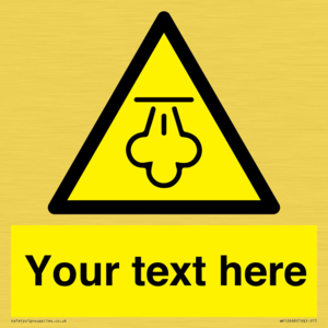WK12668: Custom Warning: Hot steam