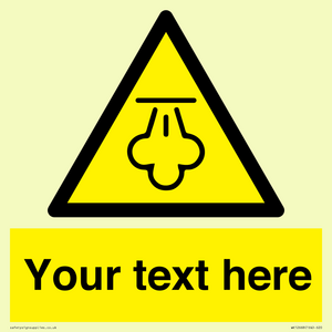 WK12668: Custom Warning: Hot steam