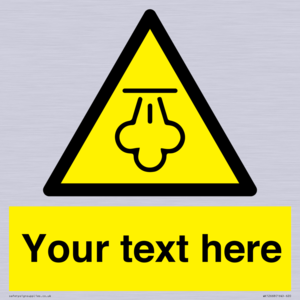 WK12668: Custom Warning: Hot steam