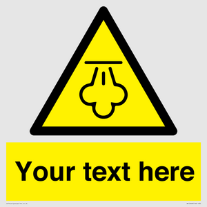 WK12668: Custom Warning: Hot steam