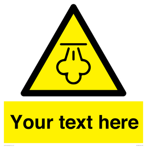 WK12668: Custom Warning: Hot steam