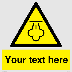 WK12668: Custom Warning: Hot steam