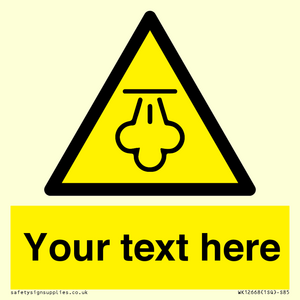 WK12668: Custom Warning: Hot steam