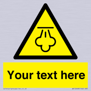 WK12668: Custom Warning: Hot steam