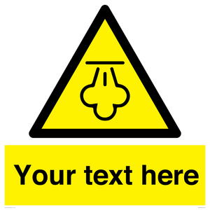 WK12668: Custom Warning: Hot steam