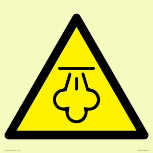 WK12690: Warning: Hot steam