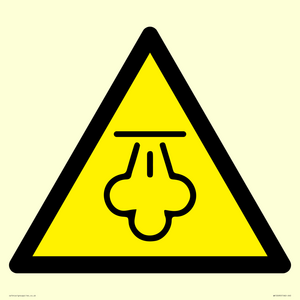WK12690: Warning: Hot steam