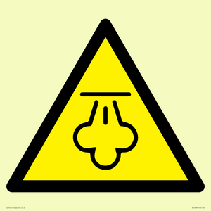 WK12690: Warning: Hot steam