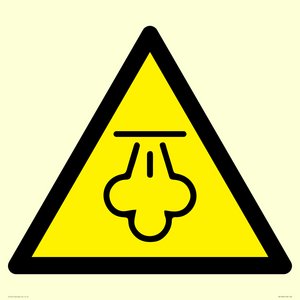 WK12690: Warning: Hot steam