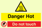 WK131: danger hot do not touch