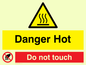 WK131: danger hot do not touch
