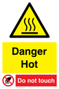 WK131: danger hot do not touch