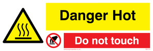 WK131: danger hot do not touch