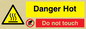 WK131: danger hot do not touch
