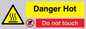 WK131: danger hot do not touch