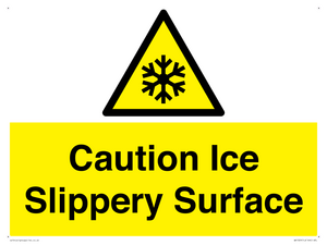WK1329: Caution Ice - Slippery Surface