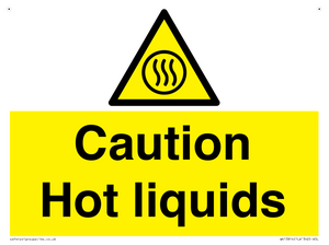 WK13814: Caution hot liquids