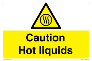 WK13814: Caution hot liquids