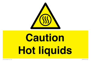 WK13814: Caution hot liquids