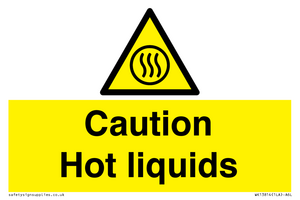 WK13814: Caution hot liquids