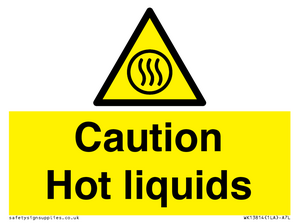 WK13814: Caution hot liquids