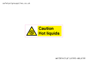 WK13814: Caution hot liquids