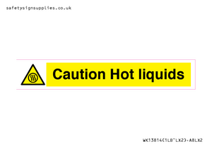 WK13814: Caution hot liquids