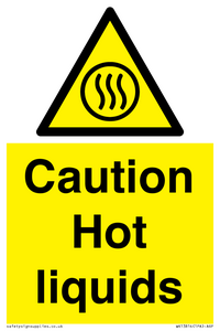 WK13814: Caution hot liquids