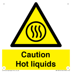 WK13814: Caution hot liquids