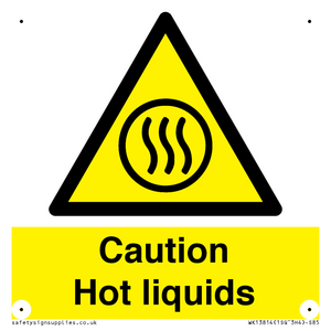 WK13814: Caution hot liquids