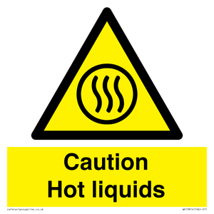 WK13814: Caution hot liquids