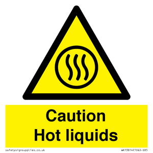 WK13814: Caution hot liquids