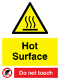 WK1439: Hot Surface. Do not touch