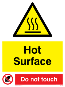 WK1439: Hot Surface. Do not touch