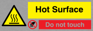 WK1439: Hot Surface. Do not touch