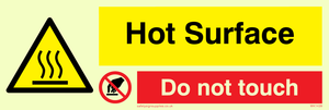 WK1439: Hot Surface. Do not touch