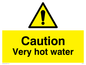 WK150: caution very hot water