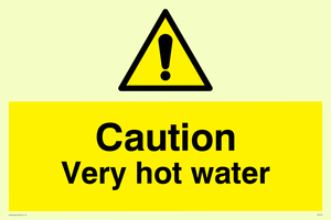 WK150: caution very hot water
