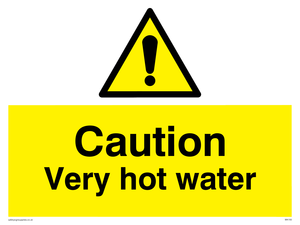 WK150: caution very hot water
