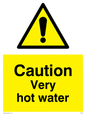 WK150: caution very hot water