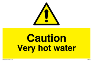 WK150: caution very hot water