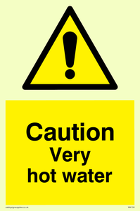 WK150: caution very hot water